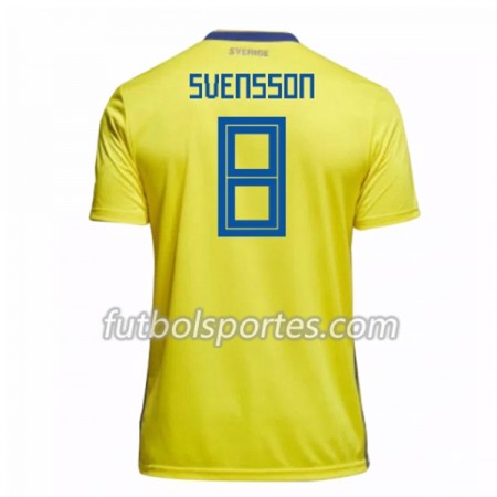 Camisetas Suecia Svensson 8 Primera Equipacion Mundial 2018